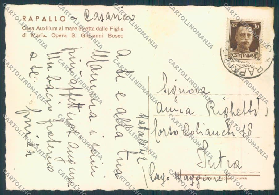 Genova Rapallo FG cartolina ZF2634 – retro