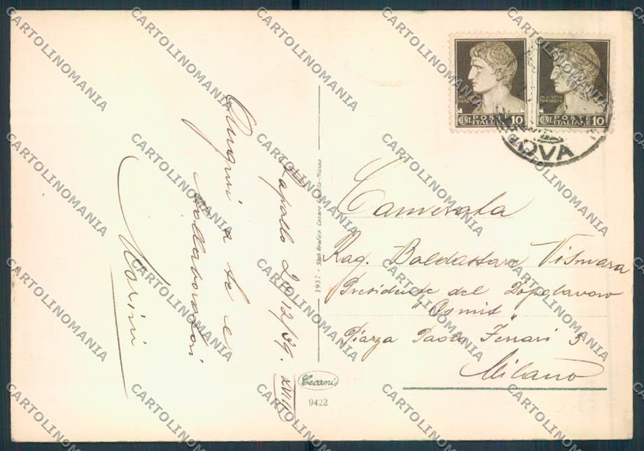 Genova Rapallo FG cartolina ZF2667 – retro