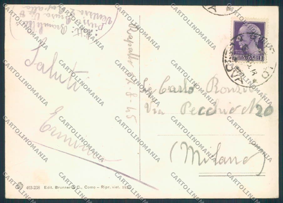 Genova Rapallo FG cartolina ZF2683 – retro