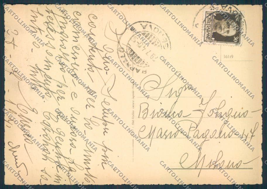 Genova Rapallo FG cartolina ZF2685 – retro