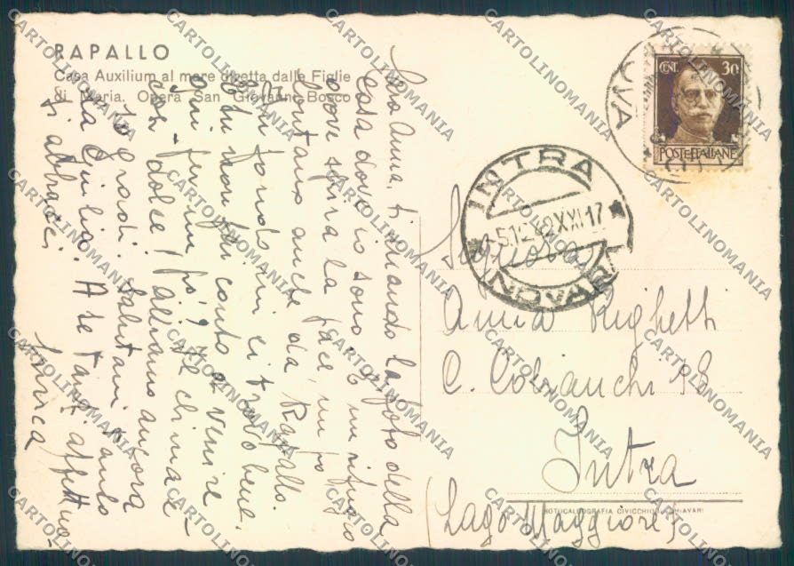 Genova Rapallo FG cartolina ZF2688 – retro