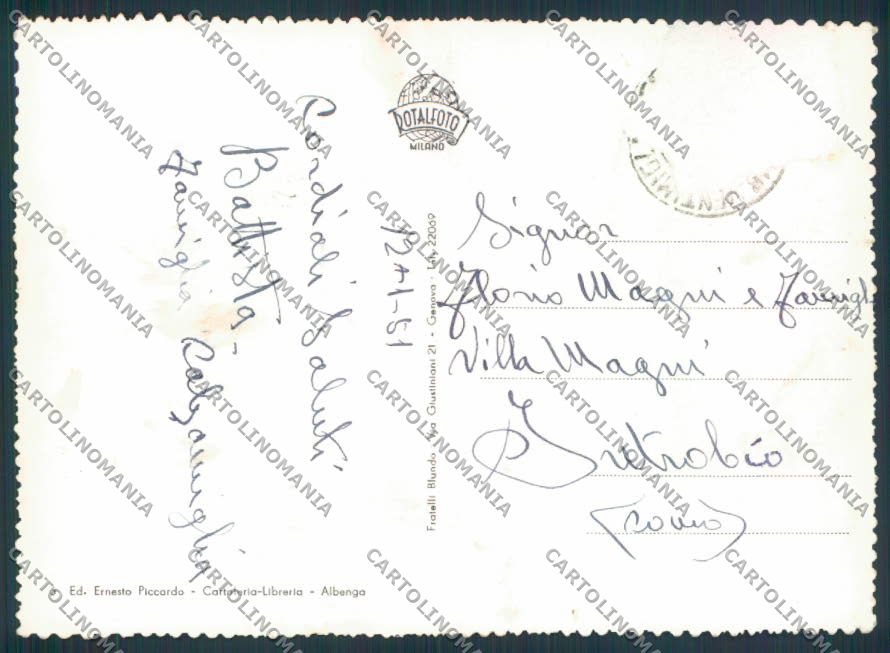 Savona Albenga foto FG cartolina ZF2708 – retro