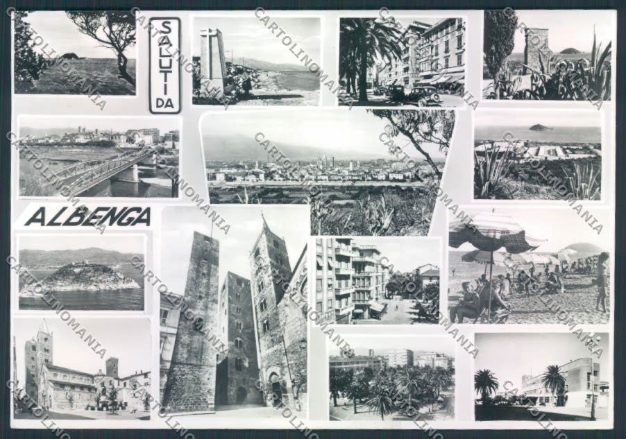 Savona Albenga Saluti da foto FG cartolina ZF2711 – fronte