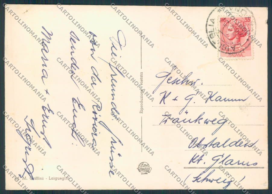 Savona Laigueglia foto FG cartolina ZF2732 – retro