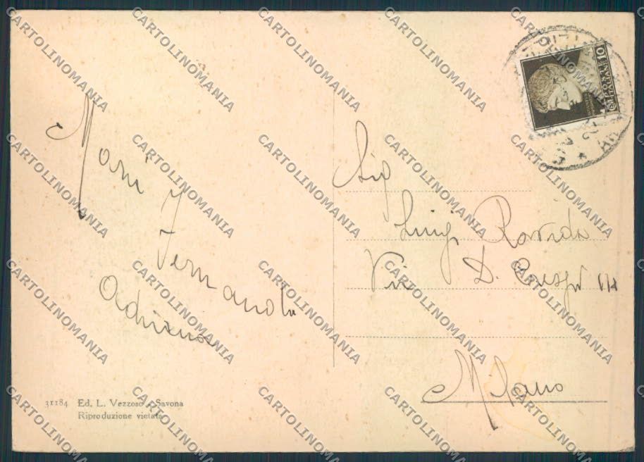 Savona città FG cartolina ZF2745 – retro