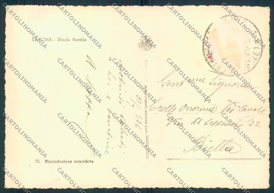 Savona città foto FG cartolina ZF2758 – retro