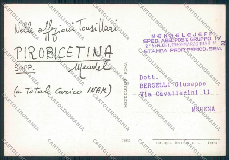 Genova Santa Margherita Ligure FG cartolina ZF2782 – retro