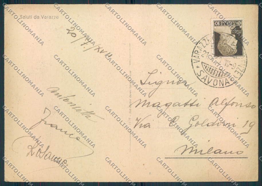 Savona Varazze FG cartolina ZF2796 – retro