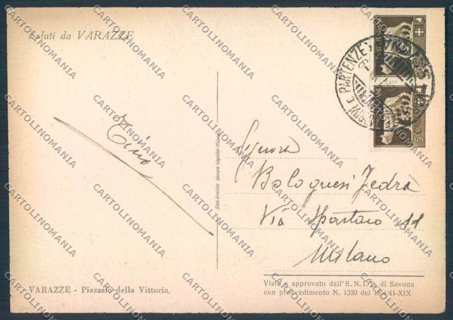 Savona Varazze FG cartolina ZF2816 – retro