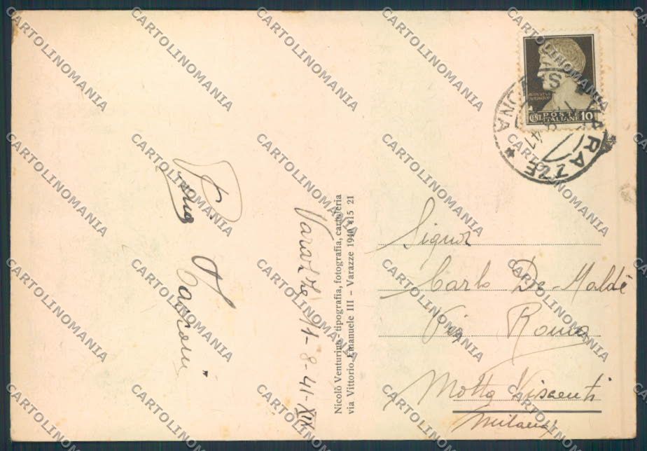 Savona Varazze FG cartolina ZF2820 – retro