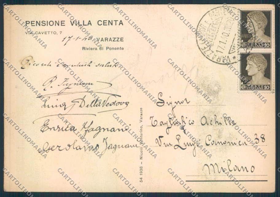 Savona Varazze FG cartolina ZF2839 – retro