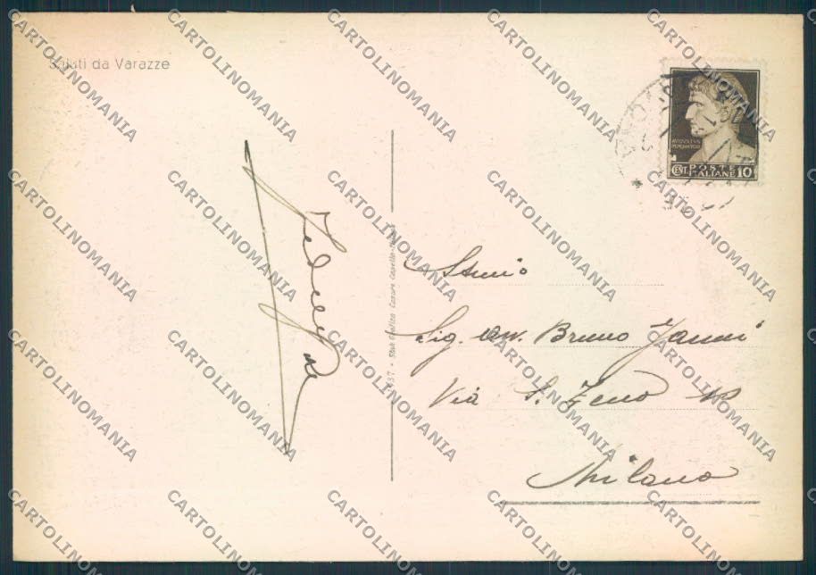 Savona Varazze FG cartolina ZF2843 – retro