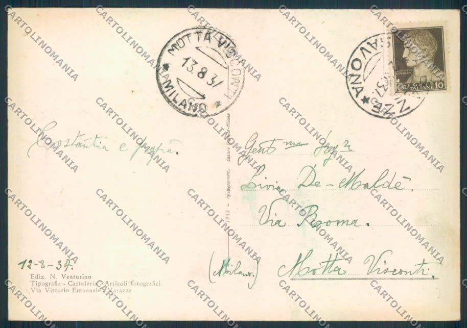 Savona Varazze FG cartolina ZF2850 – retro