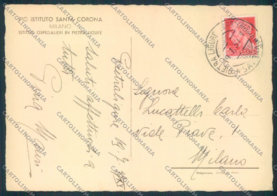 Savona Pietra Ligure FG cartolina ZF2892 – retro