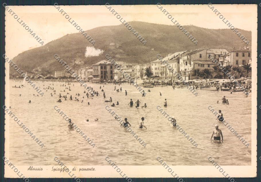 Savona Alassio ABRASA FG cartolina ZF2935 – fronte