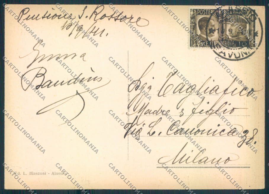 Savona Alassio FG cartolina ZF2941 – retro