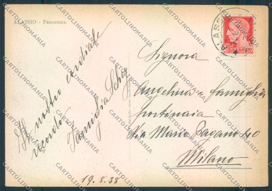 Savona Alassio FG cartolina ZF2948 – retro