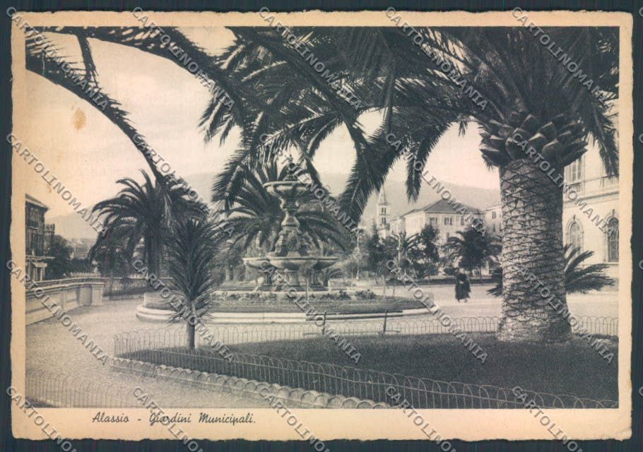 Savona Alassio PIEGHINE FG cartolina ZF2950 – fronte