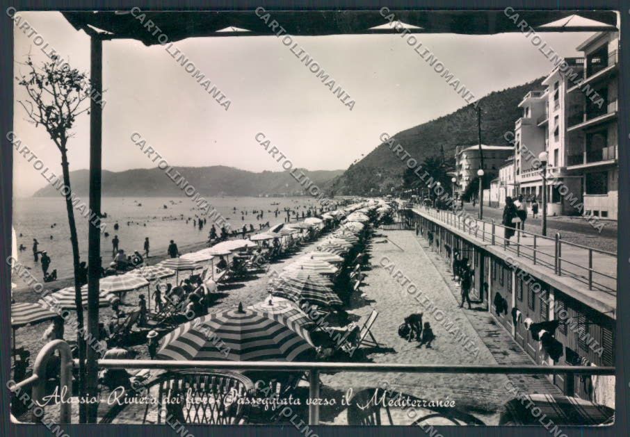 Savona Alassio foto FG cartolina ZF2968 – fronte