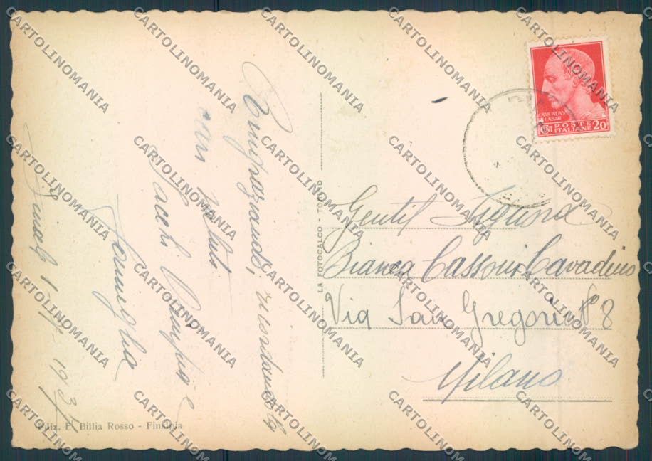 Savona Finale Ligure FG cartolina ZF2993 – retro