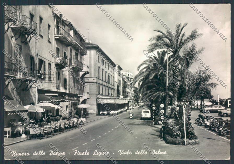Savona Finale Ligure Vespa foto FG cartolina ZF2996 – fronte