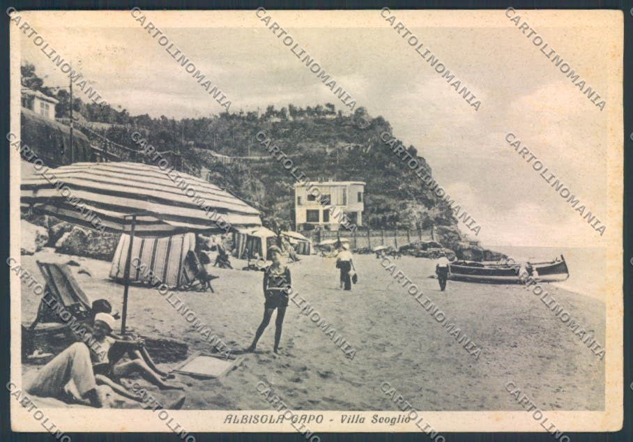 Savona Albissola PIEGHINE FG cartolina ZF3037 – fronte