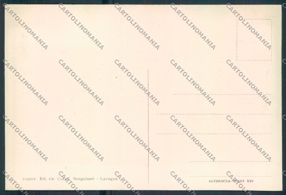 Genova Lavagna FG cartolina ZF3065 – retro