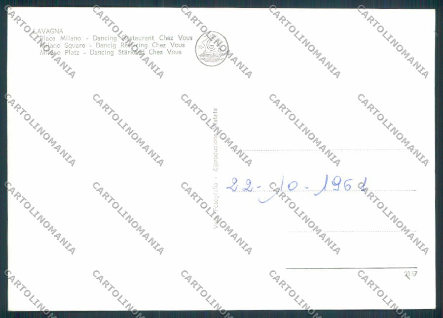 Genova Lavagna foto FG cartolina ZF3072 – retro