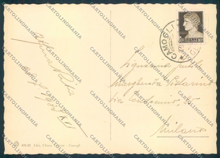 Genova Camogli FG cartolina ZF3073 – retro