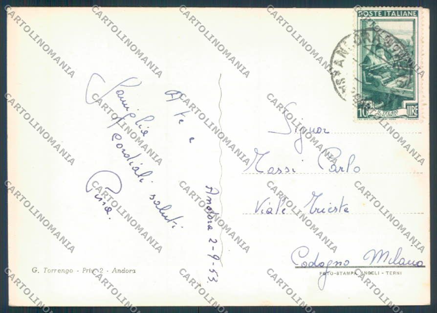 Savona Andora foto FG cartolina ZF3105 – retro
