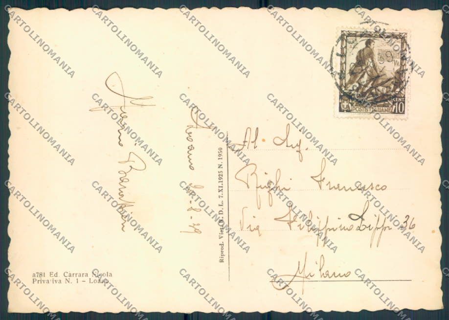 Savona Loano FG cartolina ZF3118 – retro