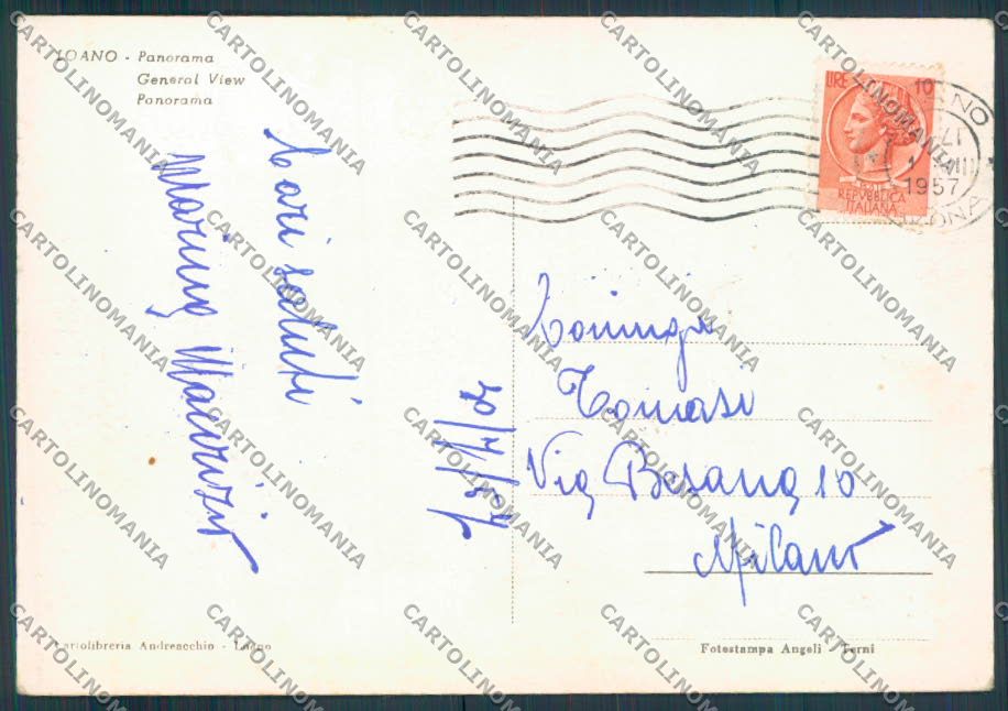 Savona Loano FG cartolina ZF3156 – retro
