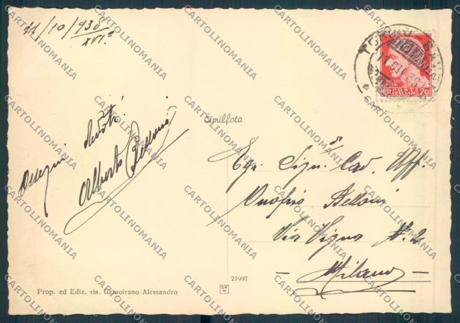 Savona Cengio FG cartolina ZF3163 – retro
