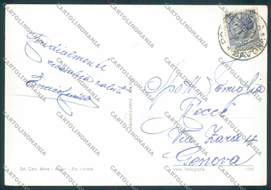 Savona Pontinvrea foto FG cartolina ZF3194 – retro