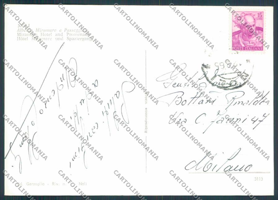 Savona Noli foto FG cartolina ZF3203 – retro