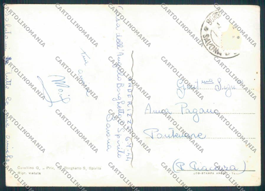 Savona Borghetto Santo Spirito foto FG cartolina ZF3211 – retro