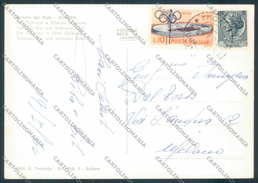 Savona Andora foto FG cartolina ZF3212 – retro