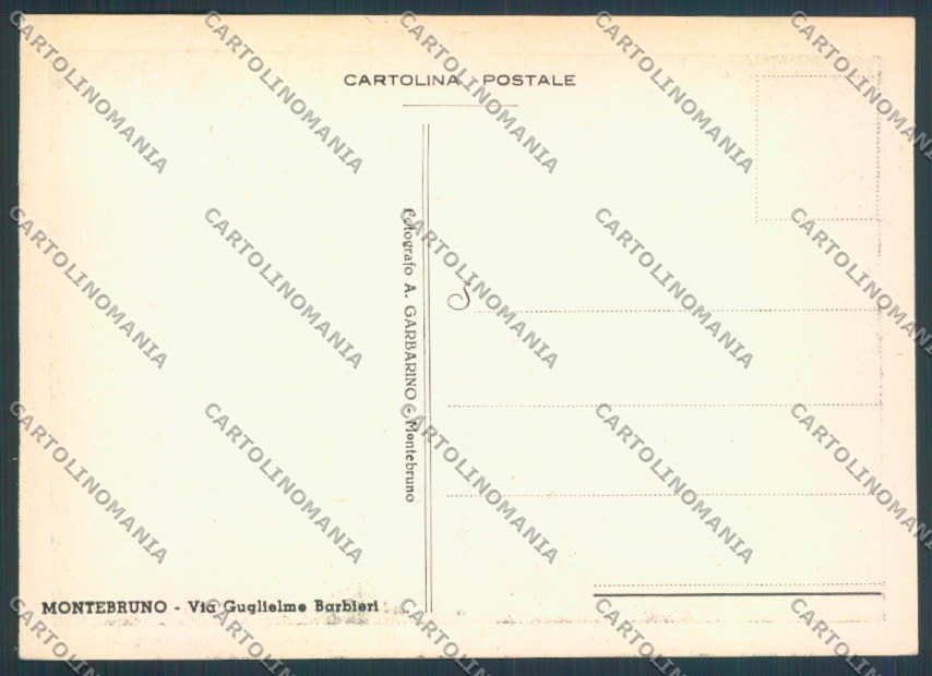 Genova Montebruno FG cartolina ZF3226 – retro