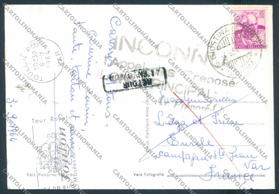 Savona Giovo Ligure foto FG cartolina ZF3244 – retro