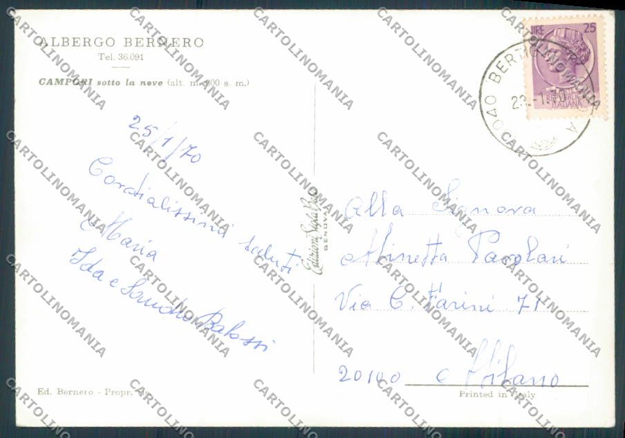 Genova Campori Bertigaro foto FG cartolina ZF3250 – retro