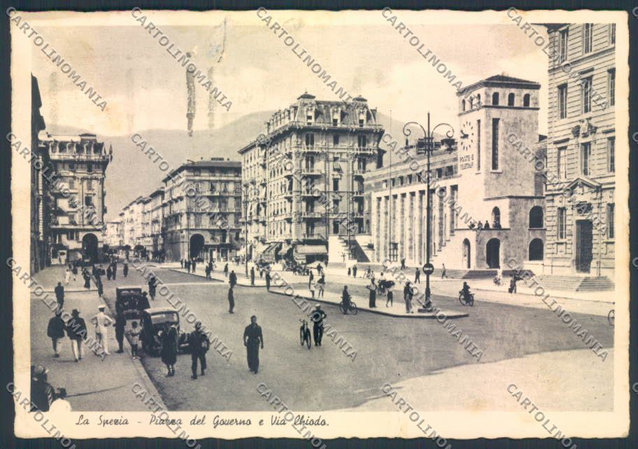 La Spezia città PIEGA ABRASA FG cartolina ZF3256 – fronte