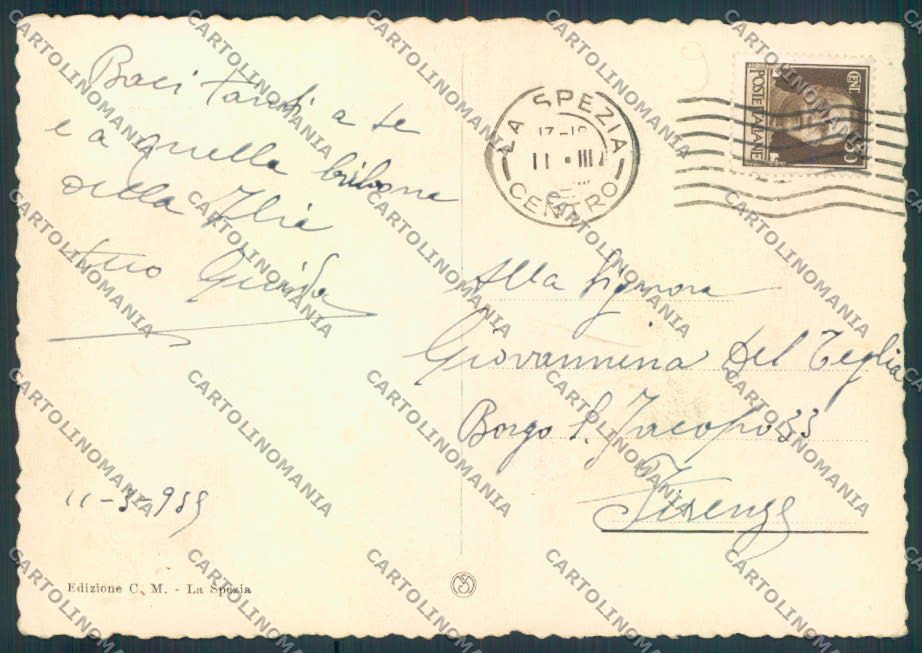 La Spezia città Poste FG cartolina ZF3274 – retro
