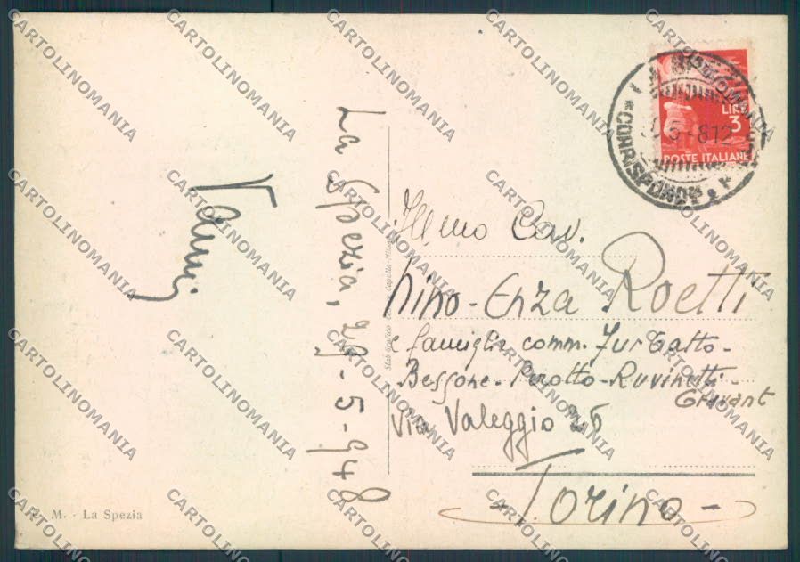 La Spezia città FG cartolina ZF3275 – retro