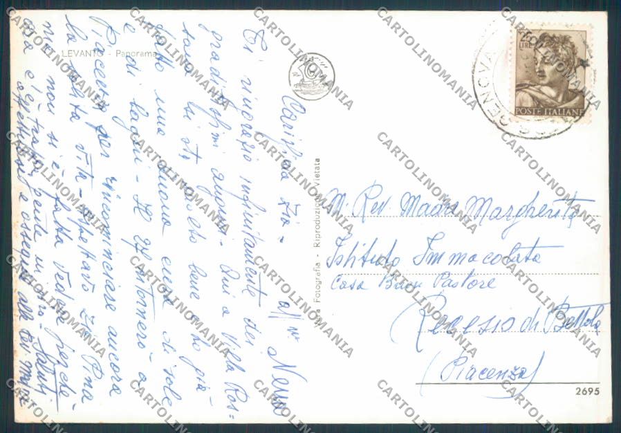 La Spezia Levanto foto FG cartolina ZF3308 – retro