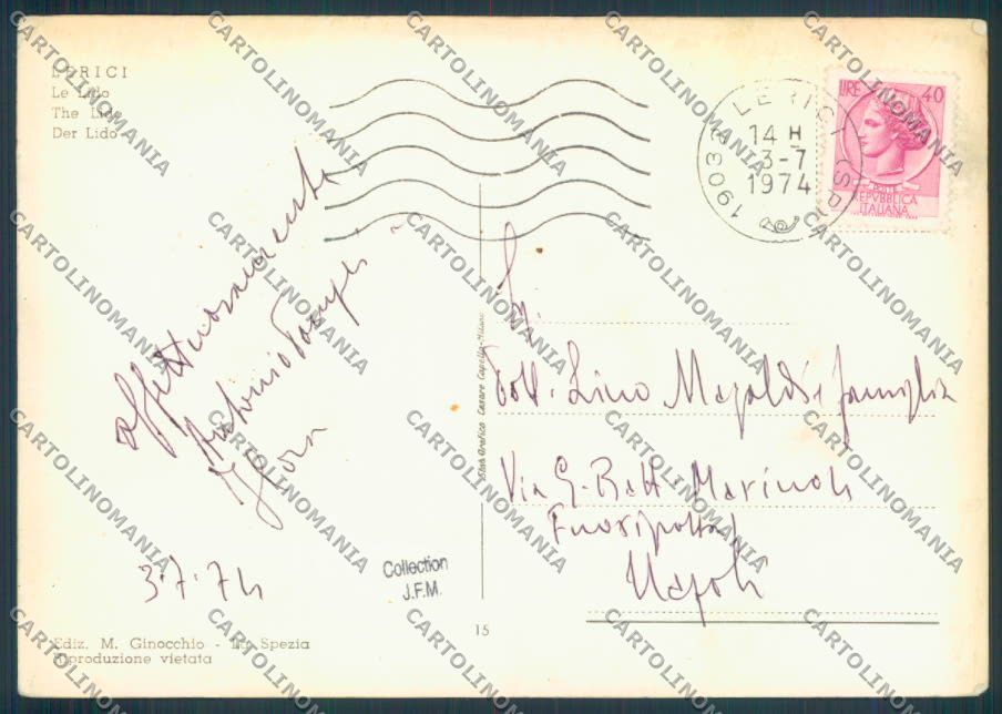 La Spezia Lerici FG cartolina ZF3315 – retro