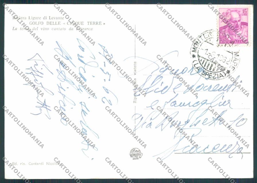 La Spezia Monterosso foto FG cartolina ZF3318 – retro