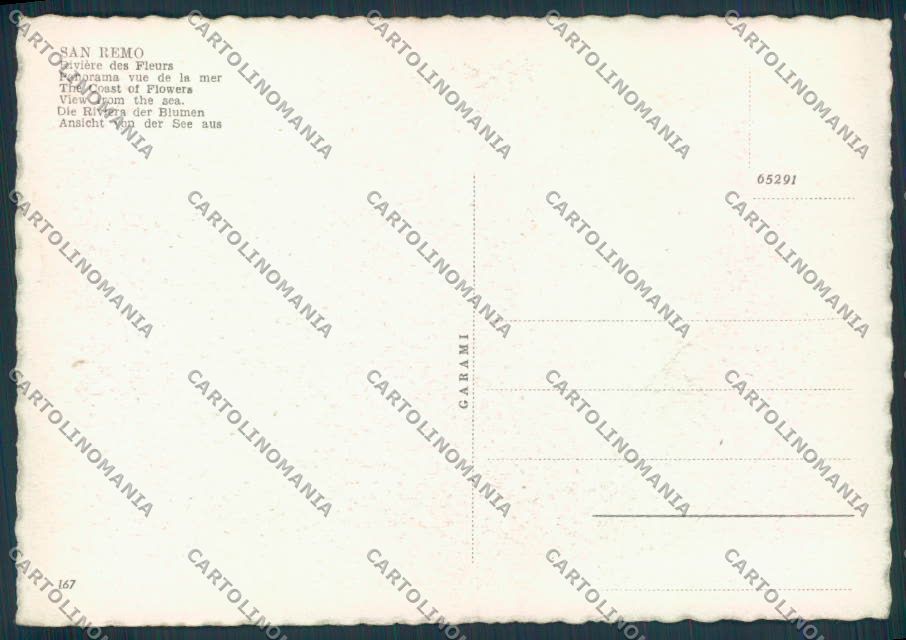 Imperia Sanremo FG cartolina ZF3367 – retro
