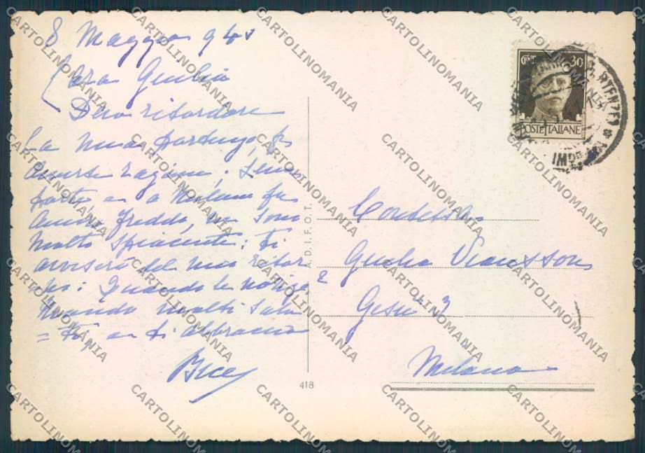 Imperia Sanremo FG cartolina ZF3368 – retro