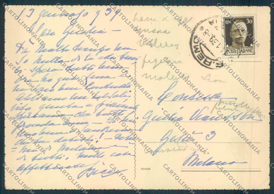 Imperia Sanremo FG cartolina ZF3385 – retro