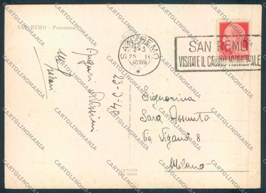 Imperia Sanremo foto FG cartolina ZF3412 – retro